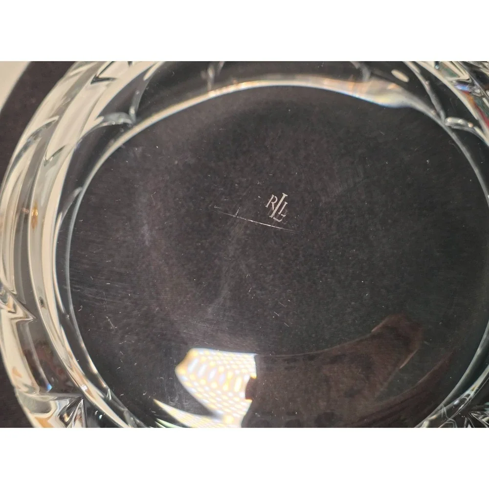 Ralph Lauren Royalton Blown & Hand Cut Crystal‎ Glass 10